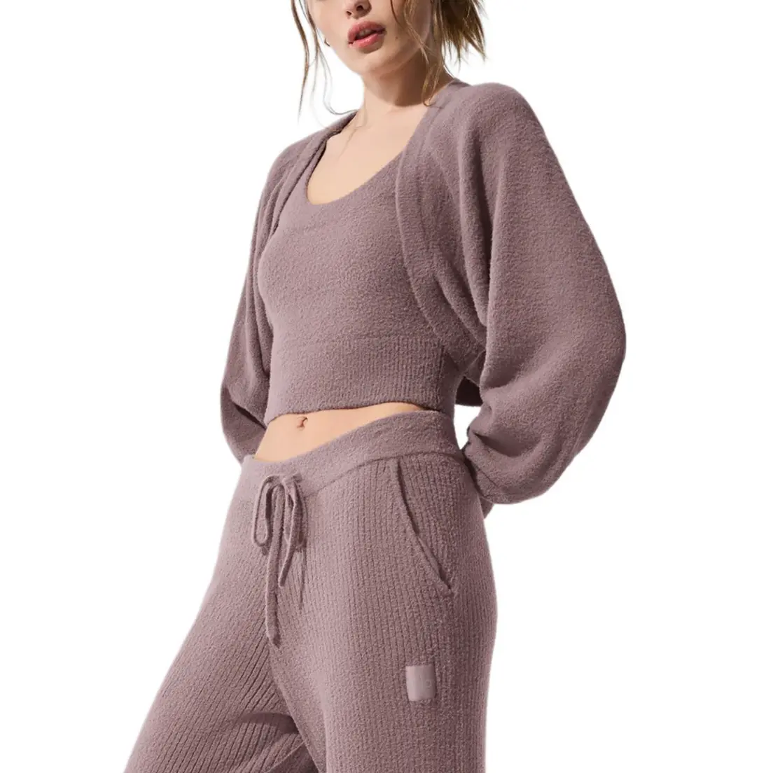 

Топ женский Alo Yoga, розовый