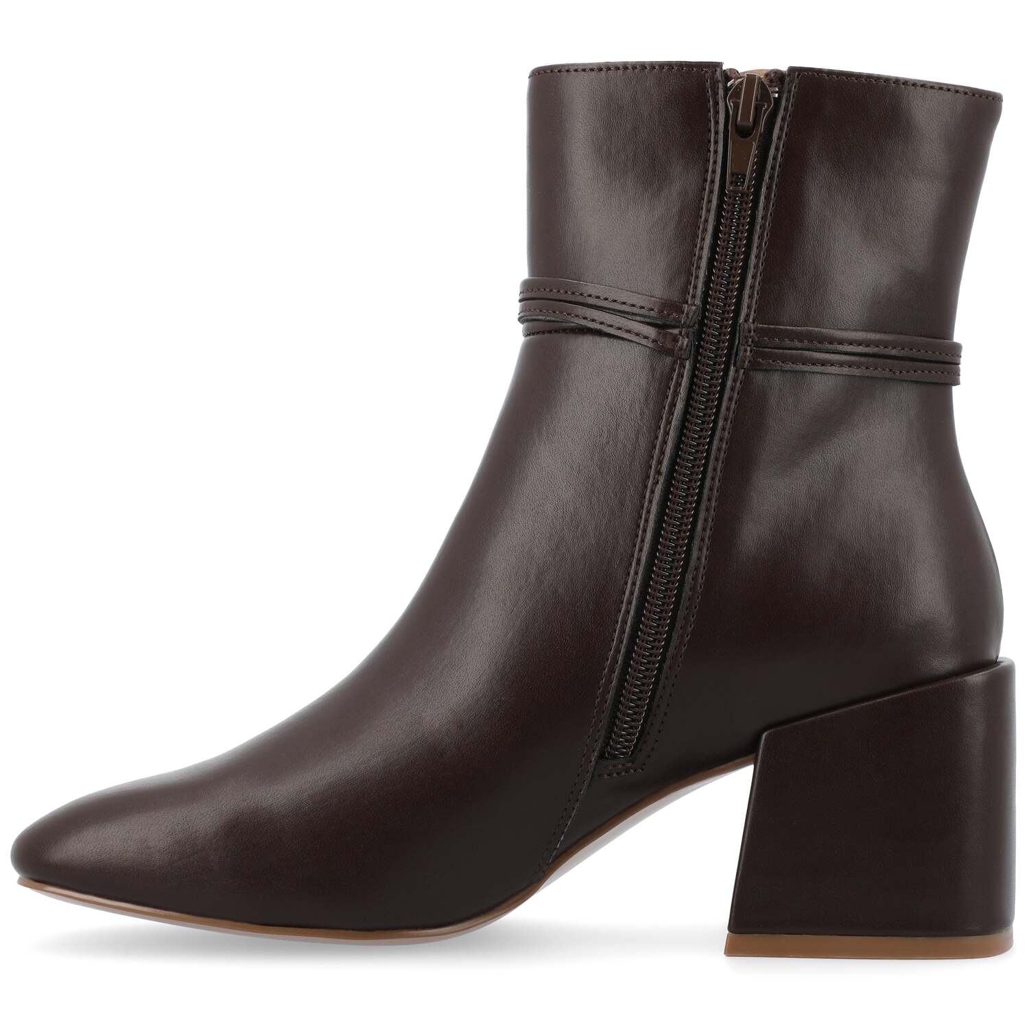 Journee Collection Женские Ботильоны Tru Comfort Foam Wide Width Beverley, черный — фото 2