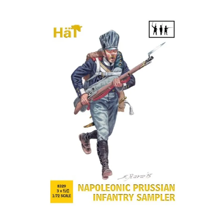 

Наполеоновский образец прусской пехоты, Historical Plastic Military Figures - Napoleonic (1:72) (Hat Industries)