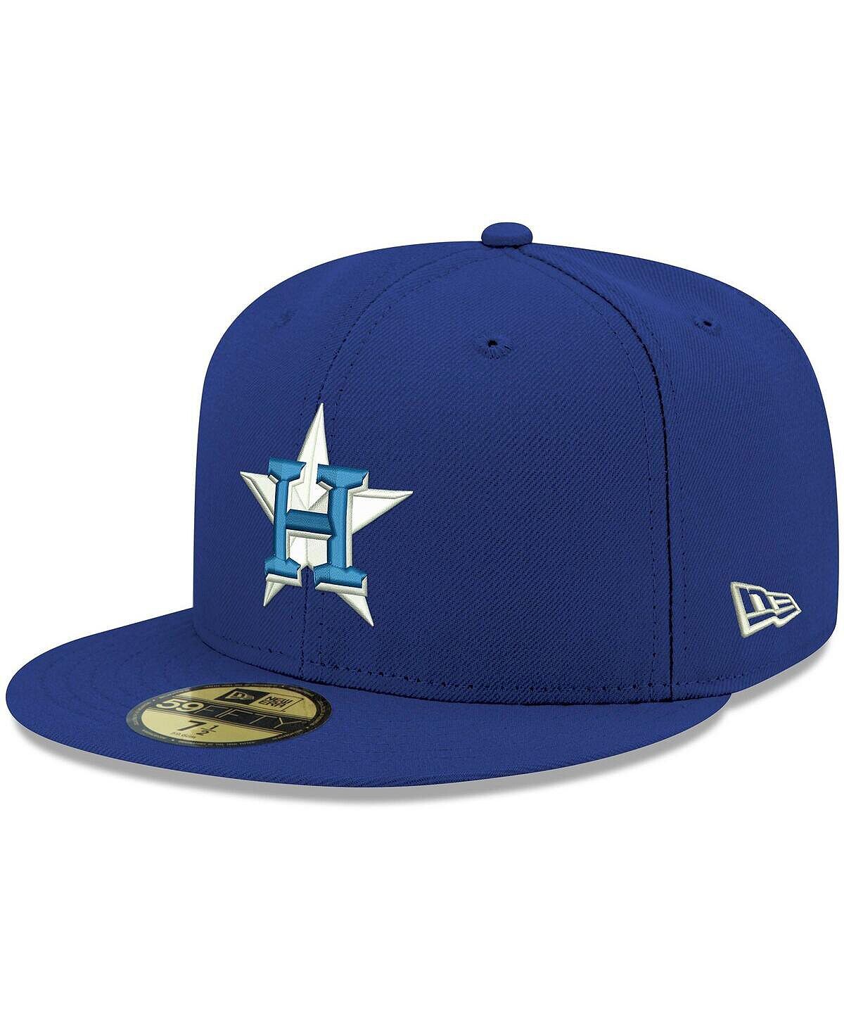 

Мужская приталенная шляпа Royal Houston Astros Logo белая 59FIFTY New Era