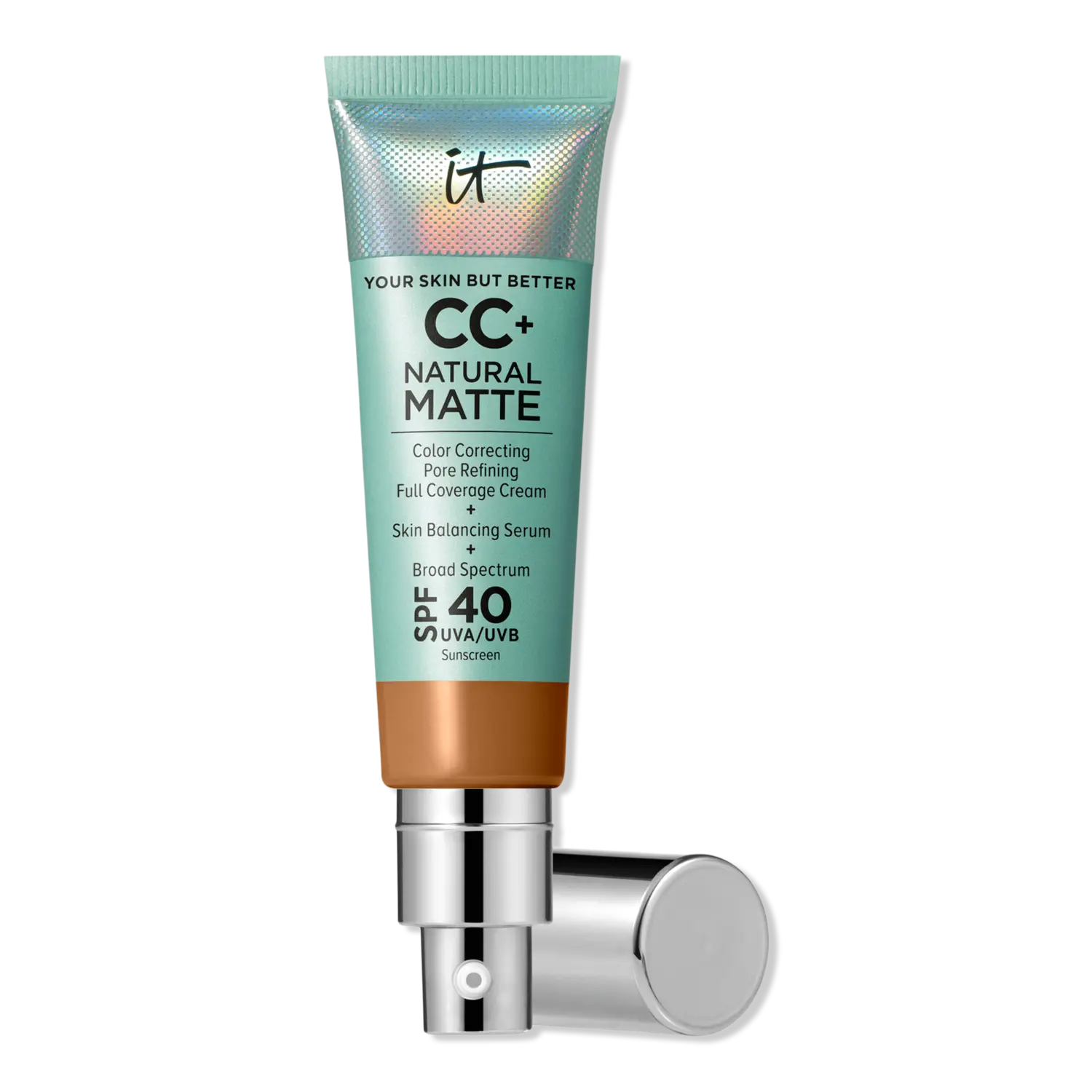 

CC+ кремовая натуральная матирующая тональная основа с SPF 40 IT Cosmetics, Rich Honey