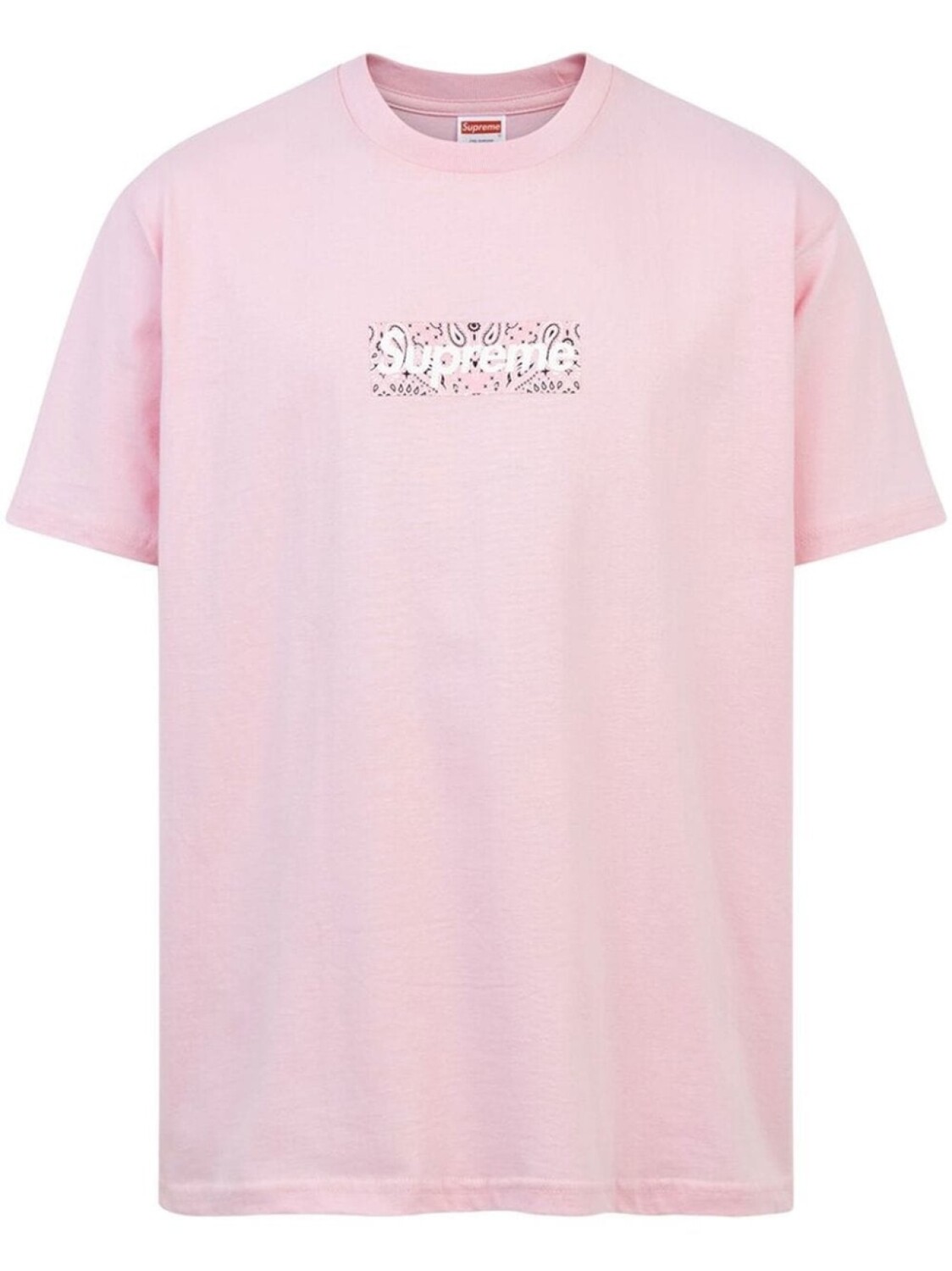 

Supreme футболка с логотипом, розовый