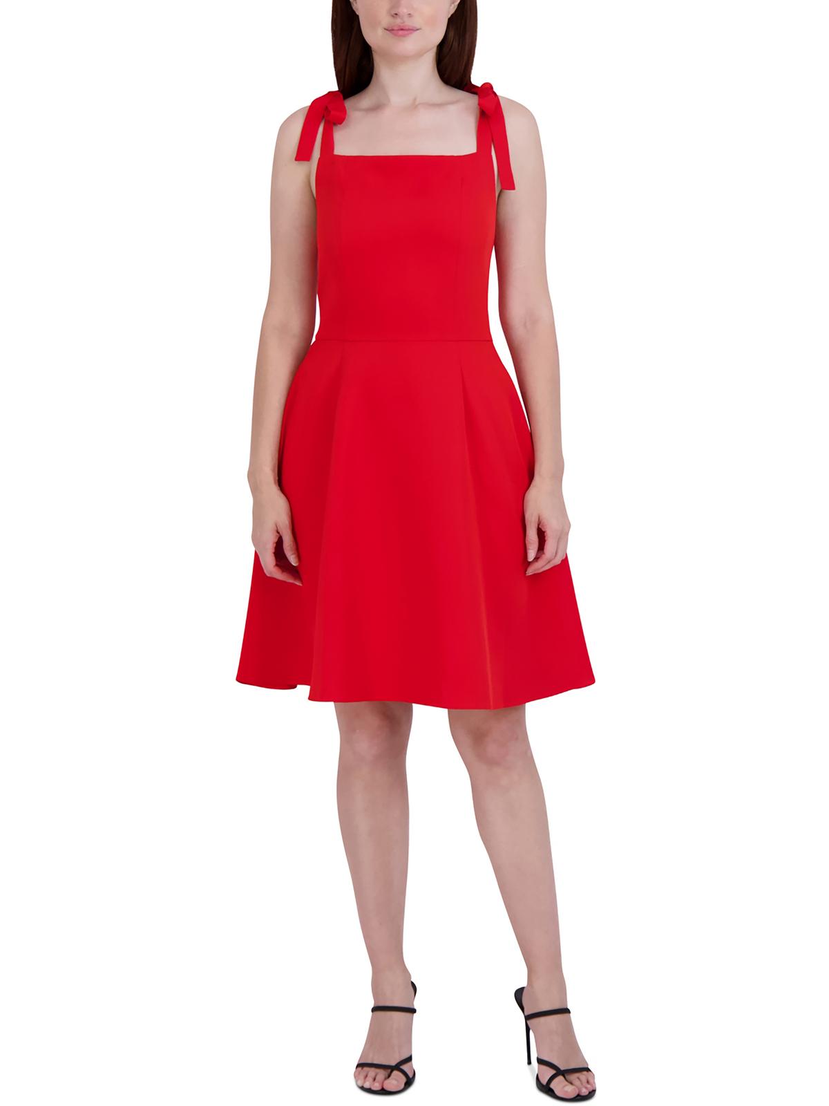 

Laguna Женское однотонное полиэстеровое мини-платье BCBGeneration, красный