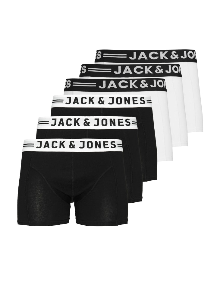 

Трусы Jack & Jones Retro Short / Pant Sense, цвет Weiß/Schwarz