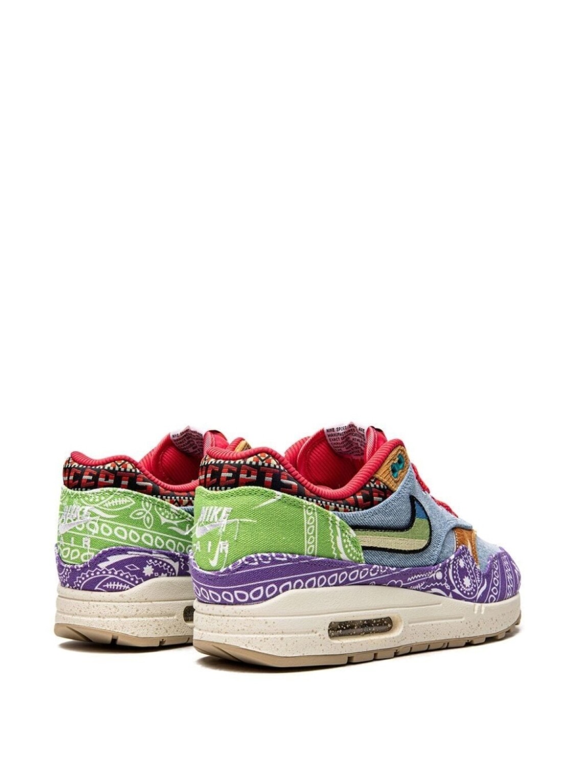 Кроссовки Air Max 1 Paisley из коллаборации с Concepts Nike, синий — фото 3