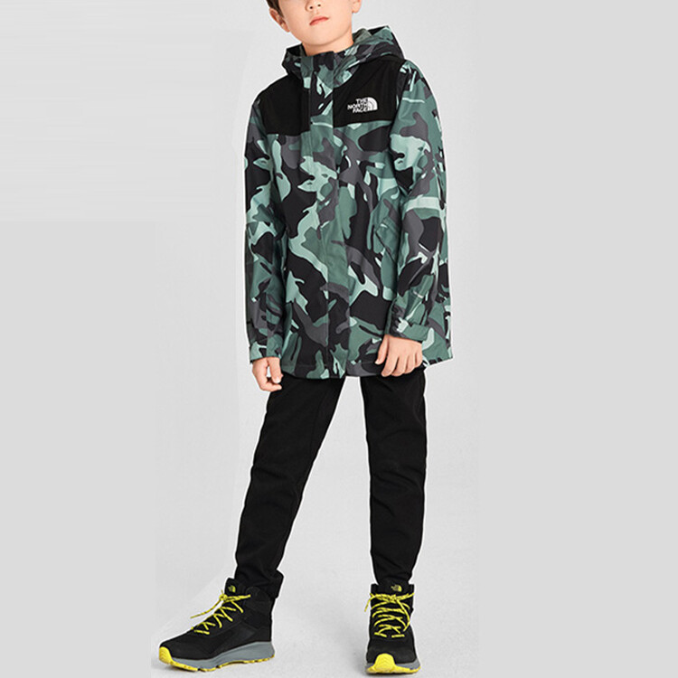 Детская куртка для активного отдыха The North Face, цвет Camouflage — фото 4