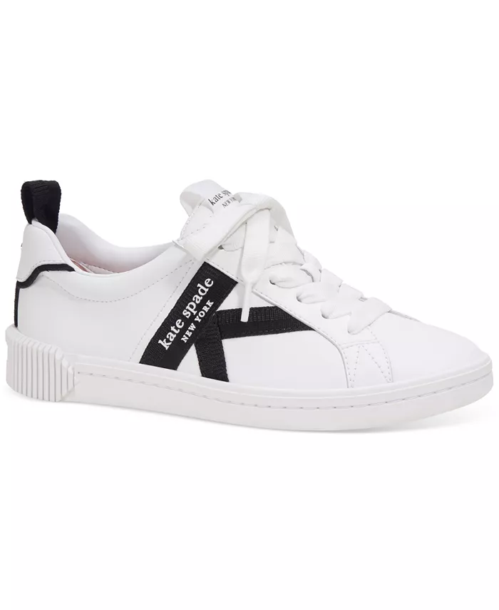 K As In Kate Кожаные кроссовки Court kate spade new york, белый