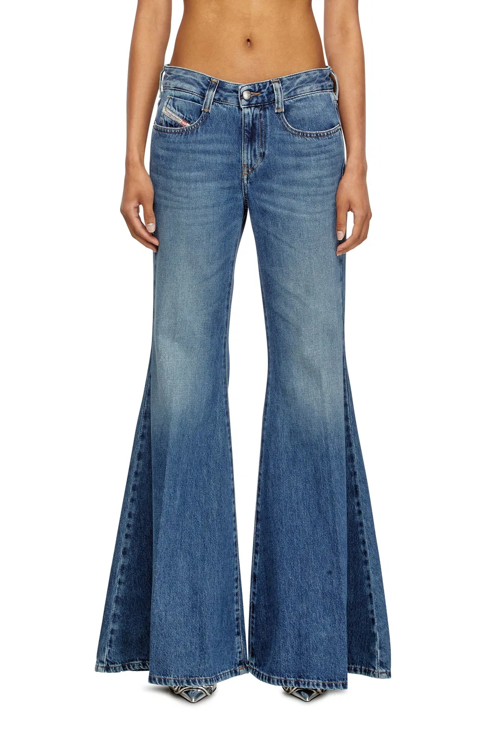 Женские джинсы-клеш FLARE 1970 D-BLEESS, размер L.30 Diesel, Indigo Blue
