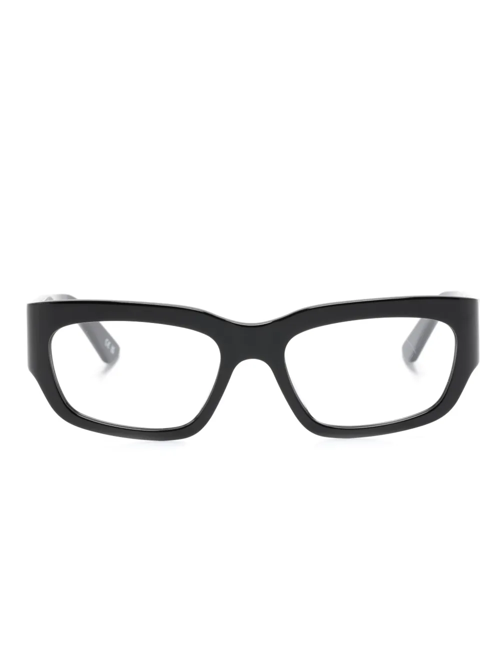 

Очки в прямоугольной оправе Balenciaga Eyewear, черный