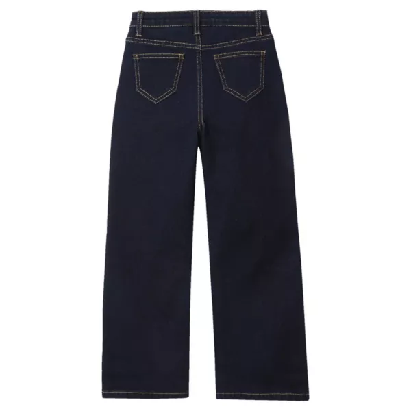 Джинсы широкие для девочек 2-16 лет Lands' End, цвет dark midnight blue — фото 2