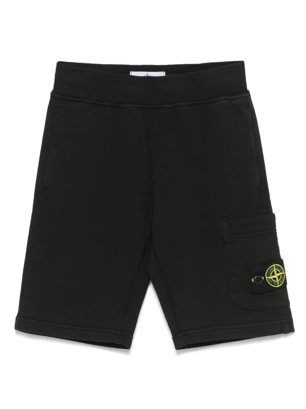 

Спортивные шорты с нашивкой Compass Stone Island Junior, черный