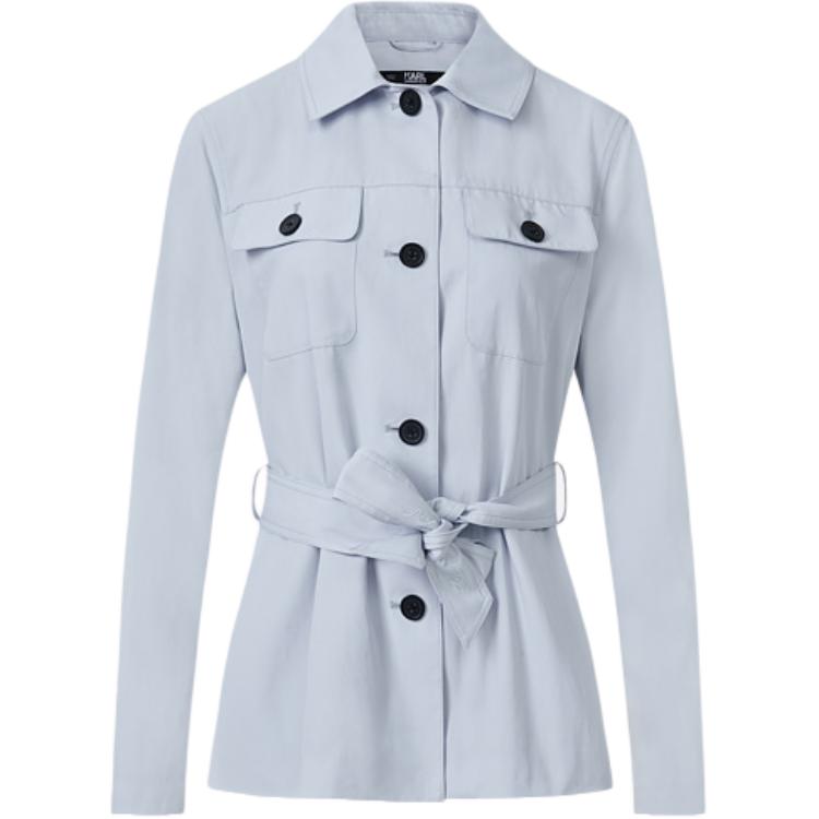 

KARL LAGERFELD / Karl Lagerfeld Jeans Куртка KARL LAGERFELD женская сине-серая, Blue Gray