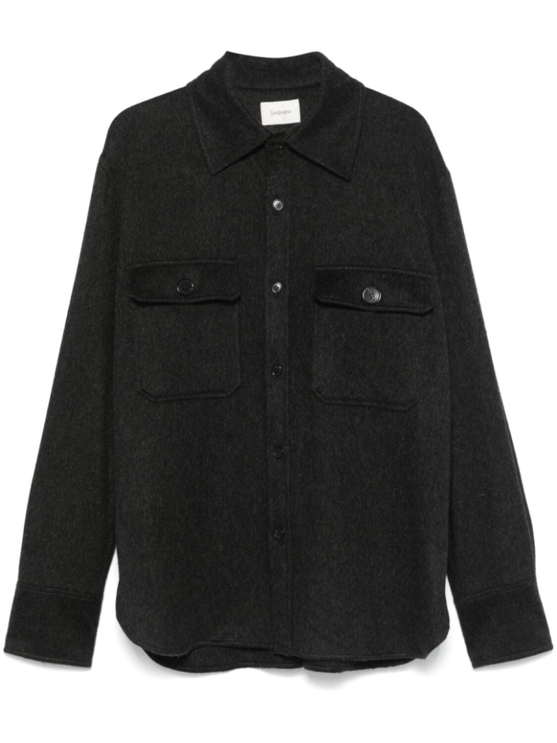 

Рубашка на пуговицах Saint Laurent, серый