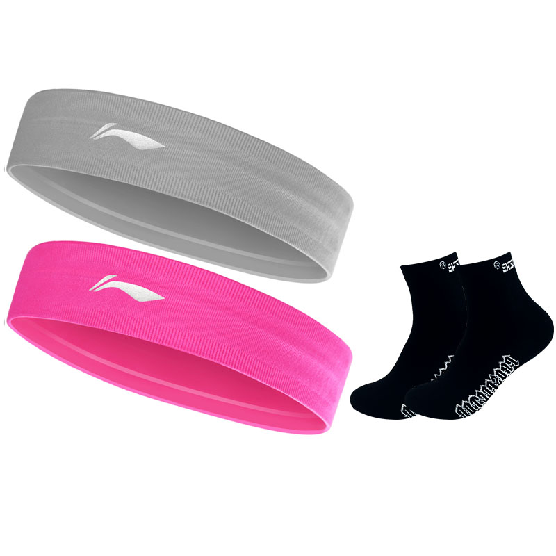 

Тренировочные повязки для бега и фитнеса унисекс, отводящие влагу LINING, черный