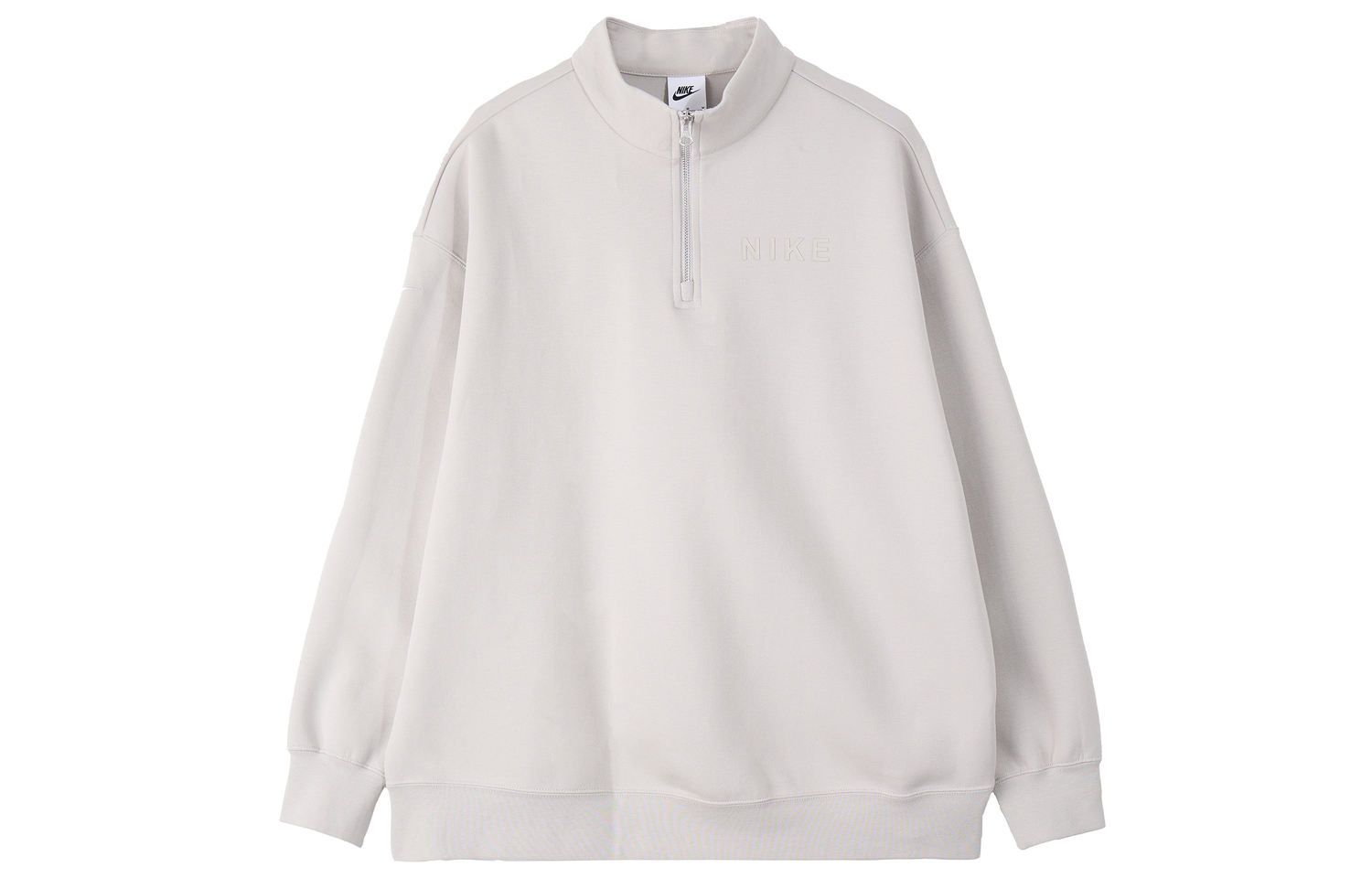 Nike Толстовка Sportswear Tech Fleece для женщин, цвет Light Iron Ore Gray