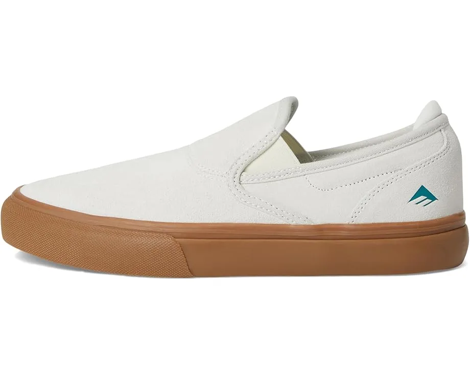 Кроссовки Emerica Wino G6 Slip-On, White/Tan — фото 4