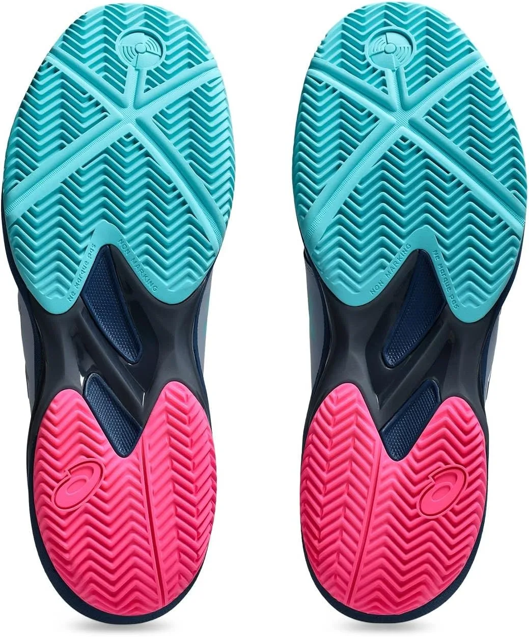 Мужские кроссовки для падела Solution Swift FF 2 ASICS, серый синий — фото 2
