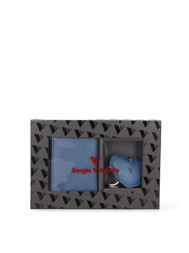 

Кошелек Sergio Valentini Set aus Geldbörse und Schlüsselanhänger, синий