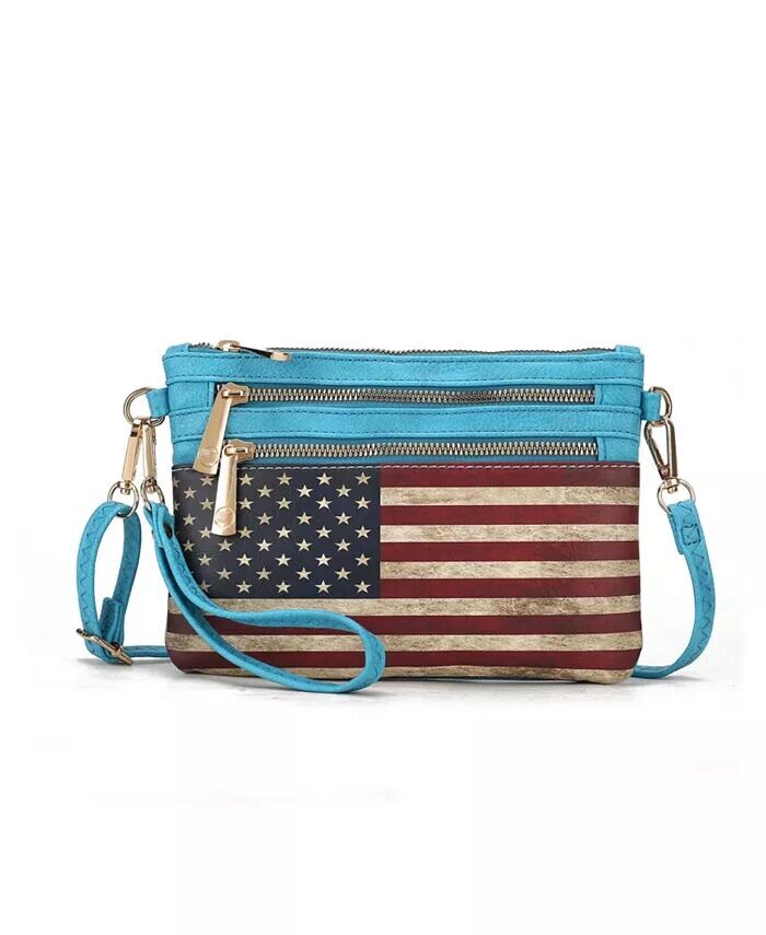 

Сумка через плечо Alisson Patriotic от Mia K Mkf Collection, синий