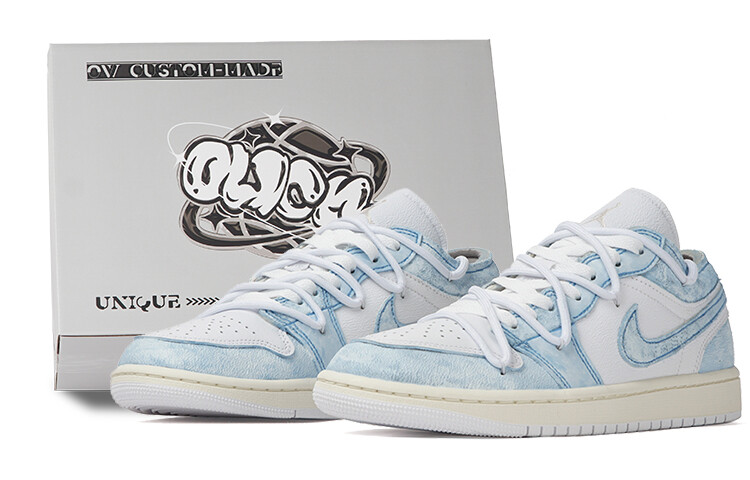 

Мужские баскетбольные кроссовки Jordan Air Jordan 1 Vintage, белый/синий
