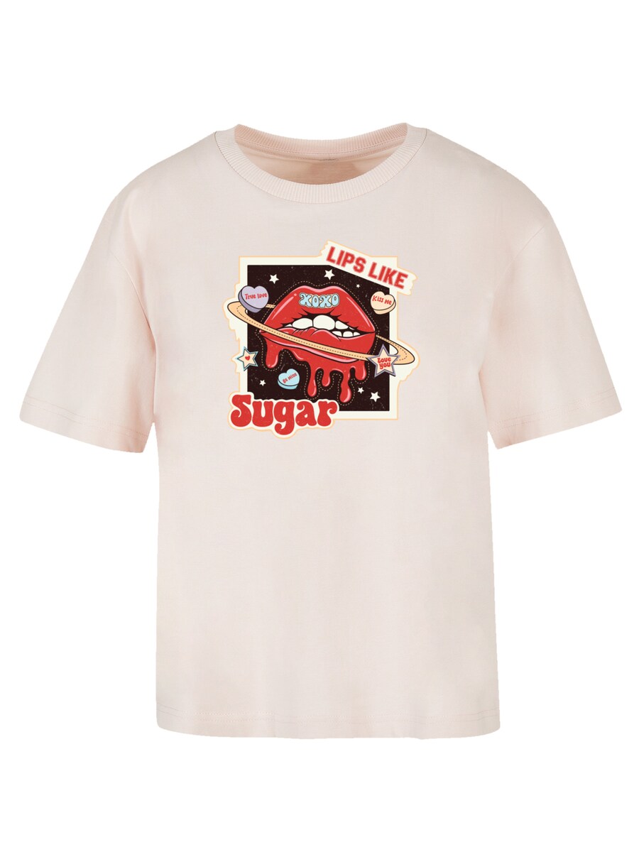 

Футболка F4NT4STIC Lips Like Sugar Retro Fashion Valentinstag, Pastel pink