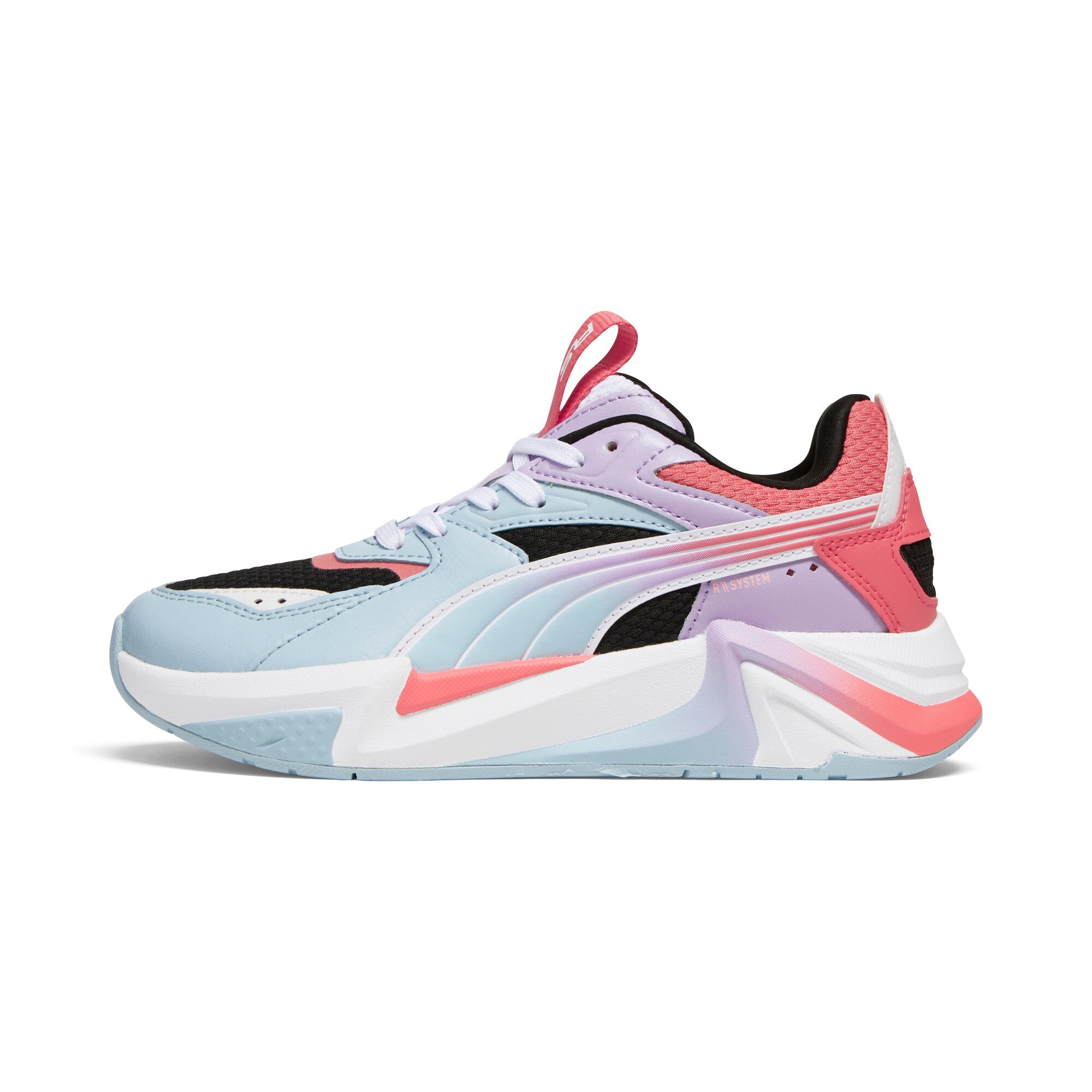 

Кроссовки PUMA RS-PULSOID для больших детей, цвет silver sky/vivid violet/electric blush