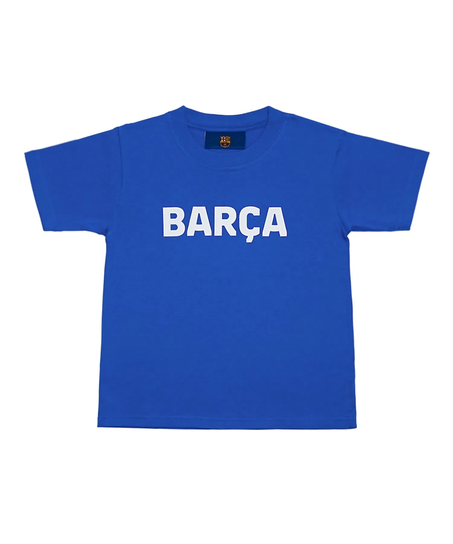 Детская футболка FC Barcelona с логотипом YEN TOWN MARKET синяя