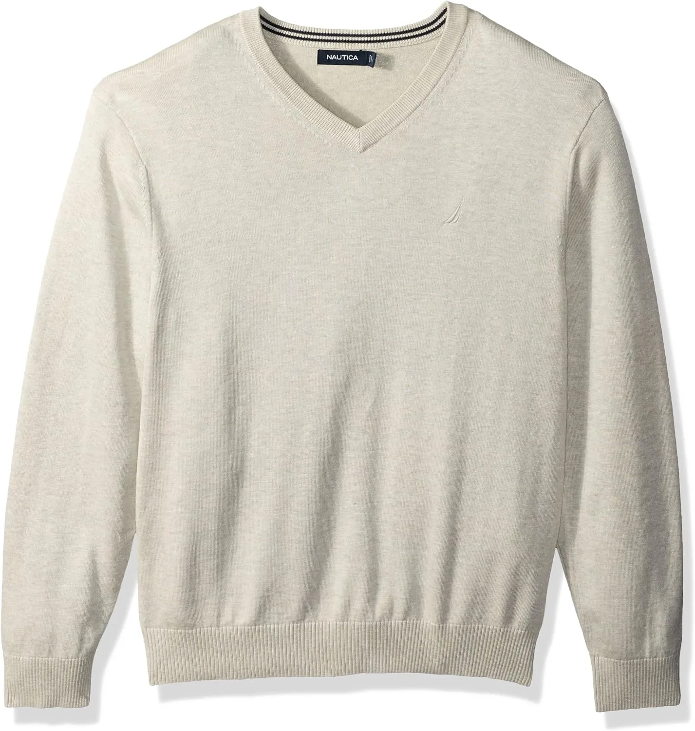 

Мужской свитер Nautica с длинным рукавом и V-образным вырезом