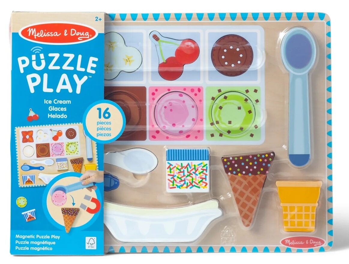 

Деревянный магнитный пазл Мороженое 31006 Melissa&Doug Melissa & Doug