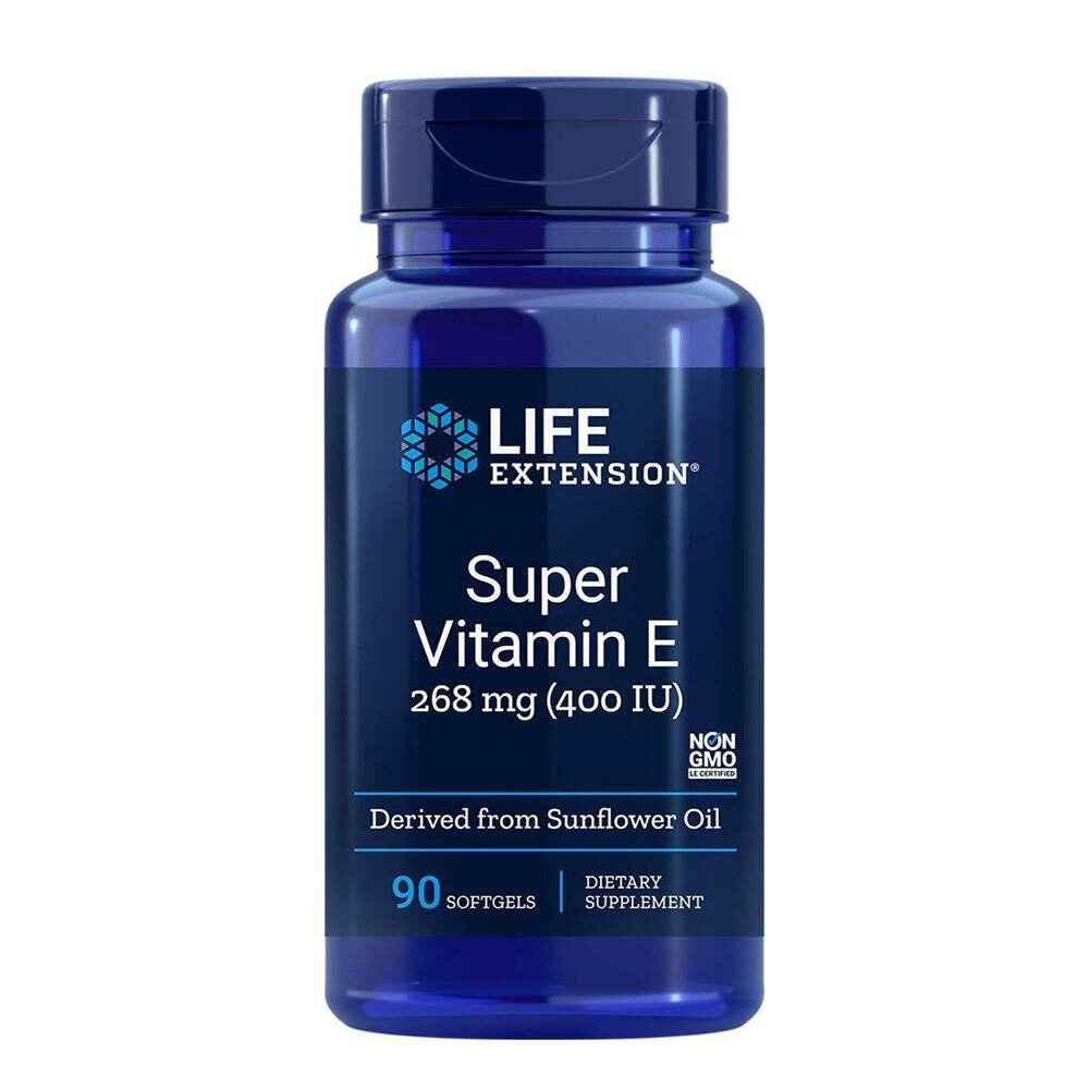 

Диетическая добавка, продление жизни, витамин Е 268 мг – 90 капсул Life Extension