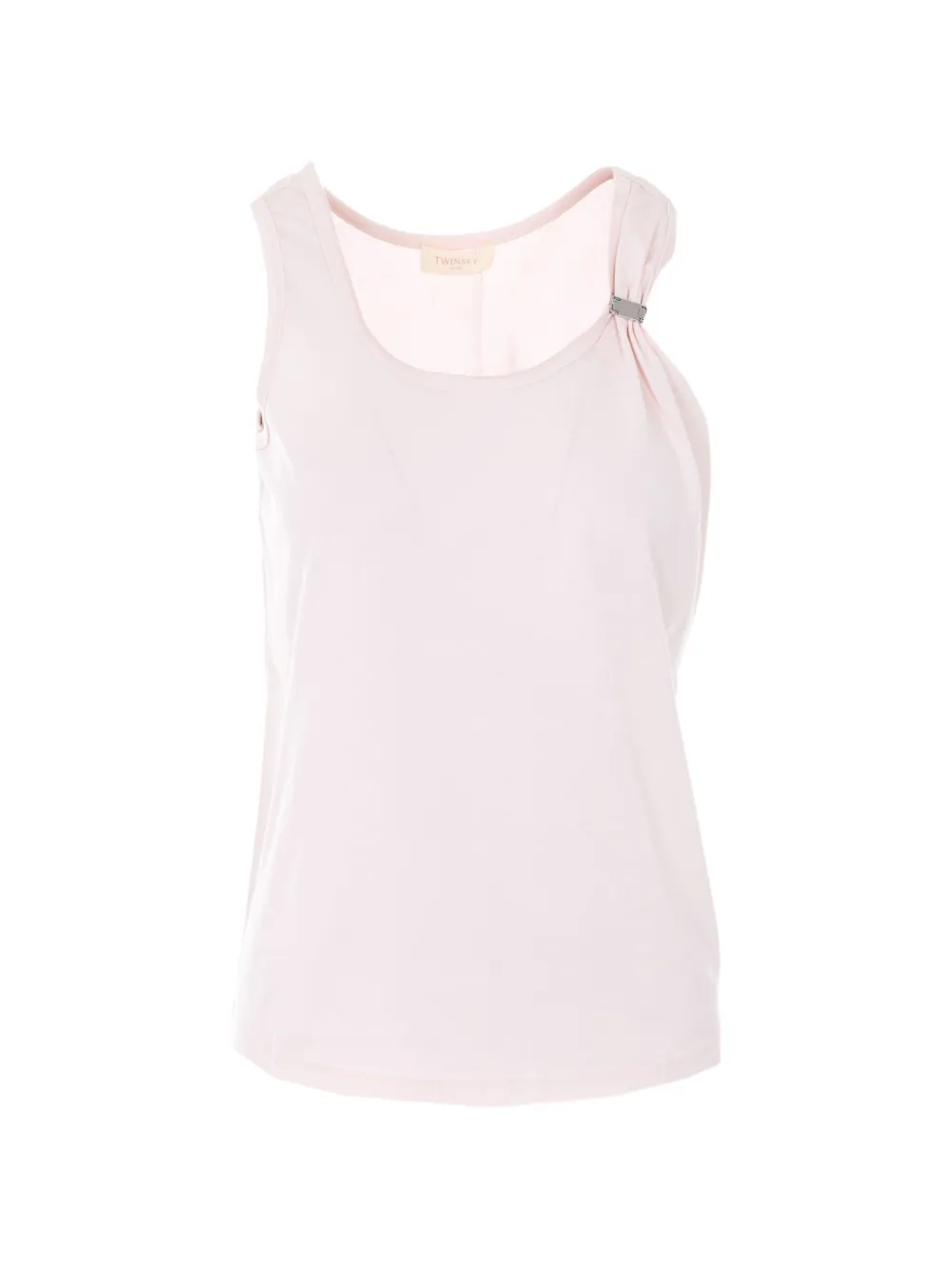 

Топ-майка с зажимом Twinset, розовый