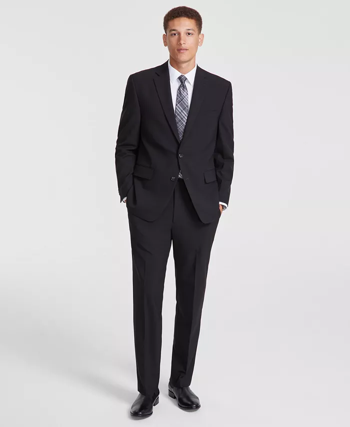 

Перри Эллис Мужской Костюм Modern-Fit Solid Nested Perry Ellis Portfolio, черный
