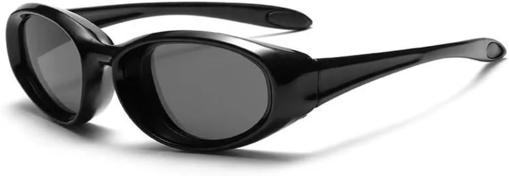 

Винтажные солнцезащитные очки «кошачий глаз» для женщин и мужчин, в стиле панк, популярные, для активного отдыха и спорта, с защитой от УФ-излучения UV400 TKKTLLT, Black Black