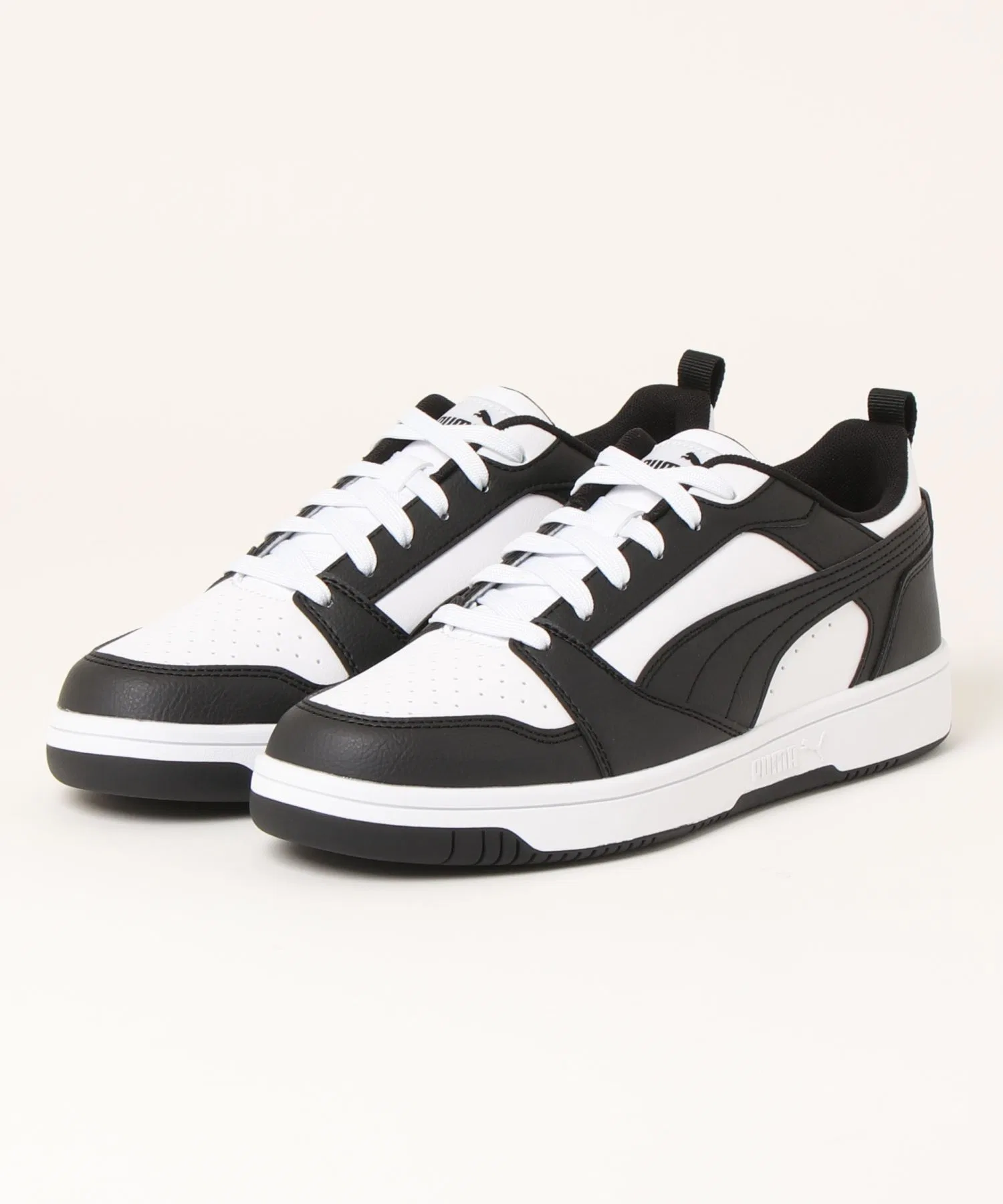 Мужские кроссовки PUMA Rebound V6 Low бело-чёрные