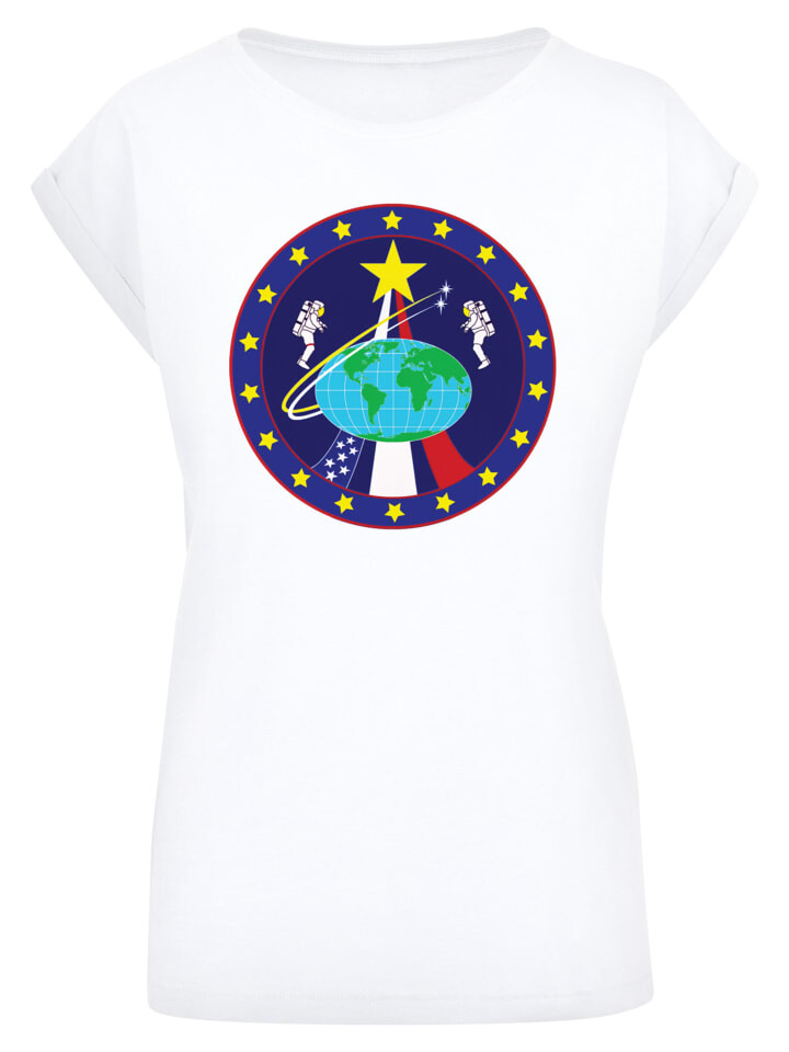 

Футболка F4NT4STIC NASA Classic Globe Astronauts, белый