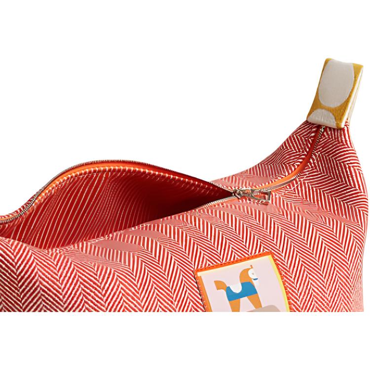 Шерстяная дорожная сумка для хранения Women's Debris Color HERMES, box not included — фото 3