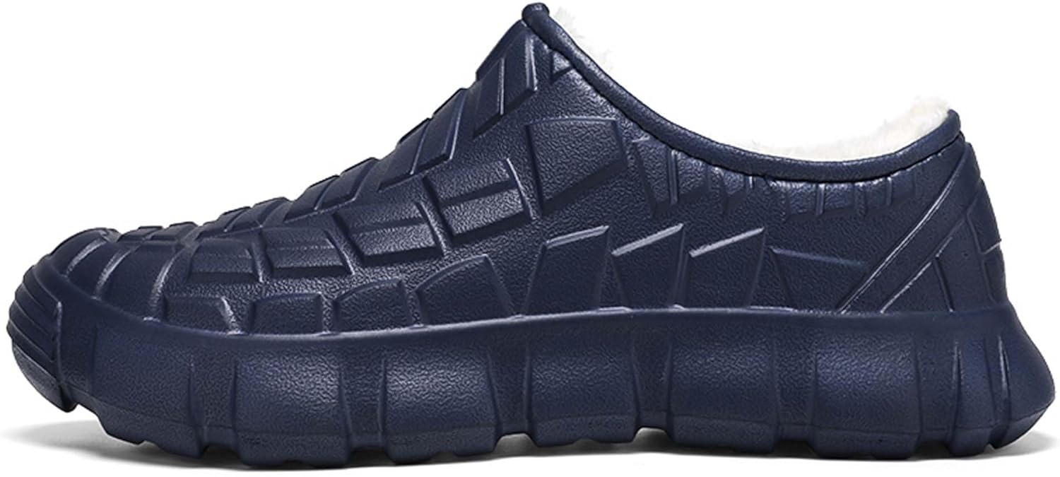 

Зимние мужские модные хлопковые ботинки, водонепроницаемые снежные сапоги, туристические ботинки для улицы и дома Generic, синий