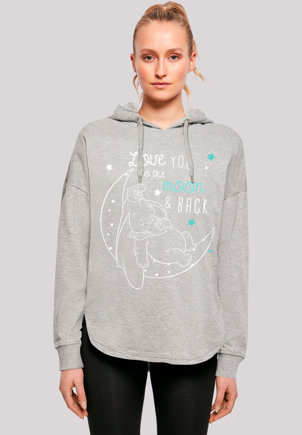 

Толстовка DISNEY DUMBO LOVE YOU TO THE MOON F4NT4STIC, серый