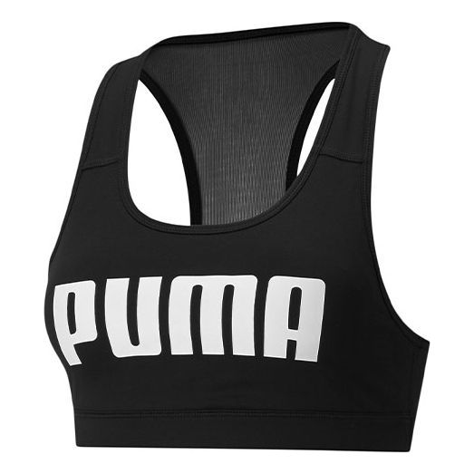 

Бюстгальтер (WMNS) PUMA Mid Impact 4Keeps Graphic Training Bra 'Black'