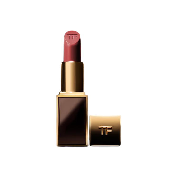 Тюбик помады TF Blazing Phantom Black, сатиновый блеск, легко растушевывается, оттенок 3.5g TOM FORD, #13 белый Peach Nude Pink — фото 3