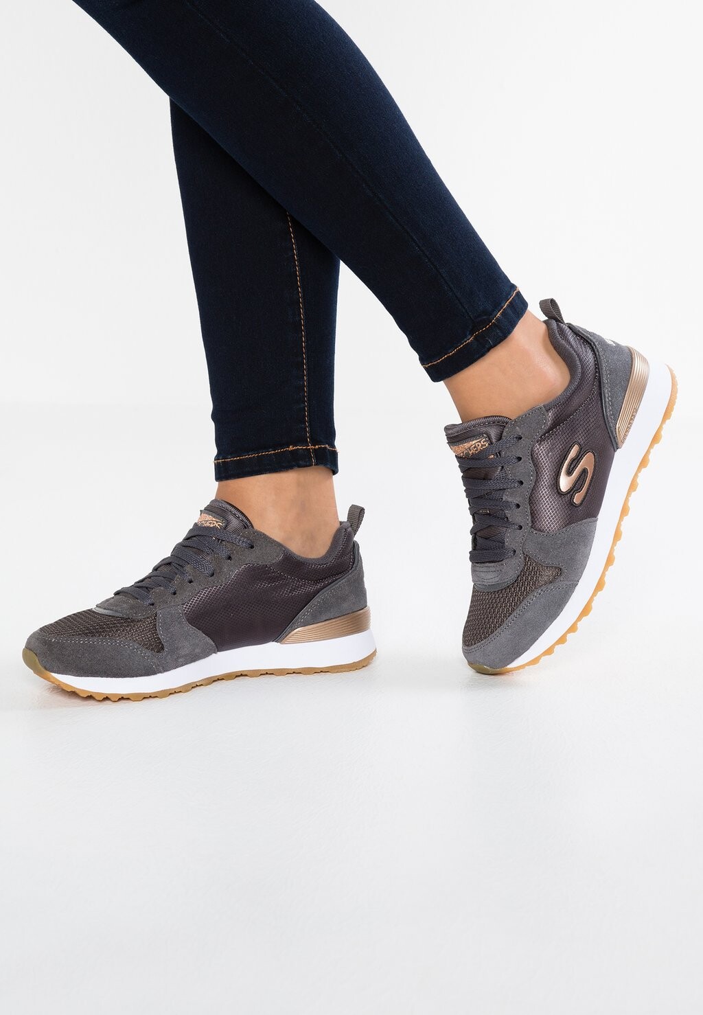 

Кеды Skechers, цвет Charcoal/Rose Gold, Розовый, Кеды Skechers, цвет Charcoal/Rose Gold