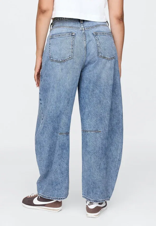 Джинсы Horseshoe selek wide leg Gap, medium indigo 21, средний индиго — фото 4