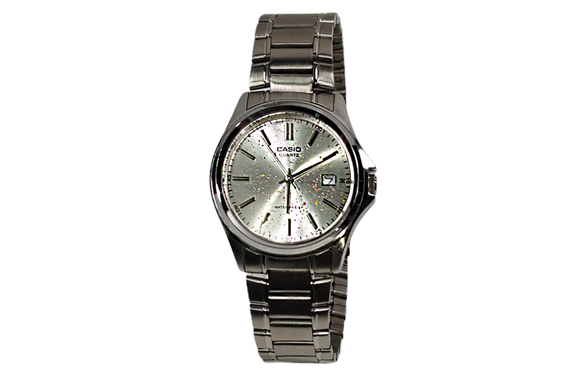 

CASIO Часы Retrofit Series Quartz Movement Stainless Steel Strap Watch Unisex Silver Dial