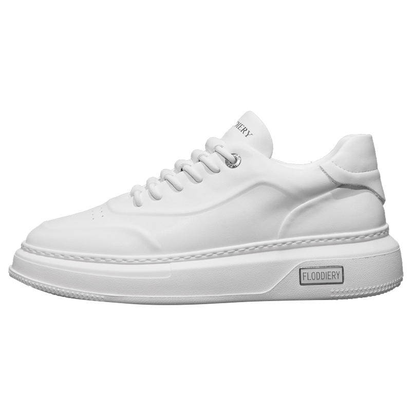 

Амортизирующие износостойкие низкие скейтерские кроссовки мужские белые Floddiery