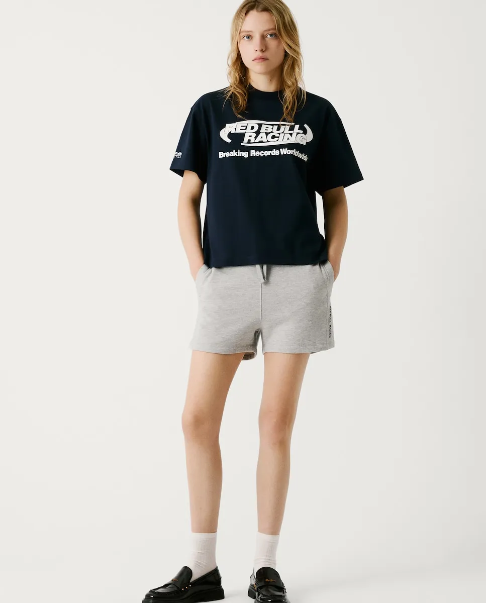 

Женские плюшевые шорты с регулируемой талией Pepe Jeans, серый