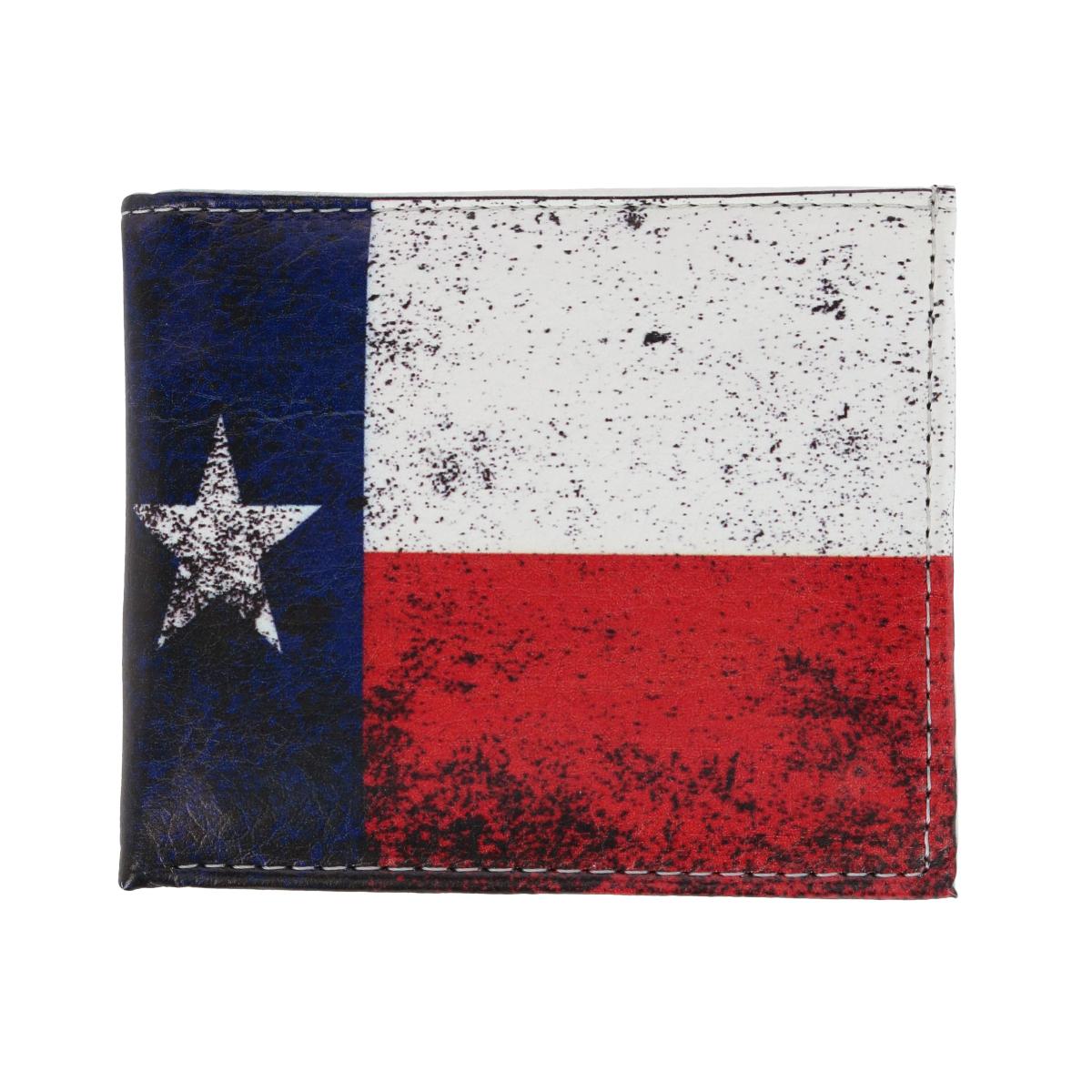 

Мужской винтажный складной кошелек с техасским флагом CTM, цвет texan flag