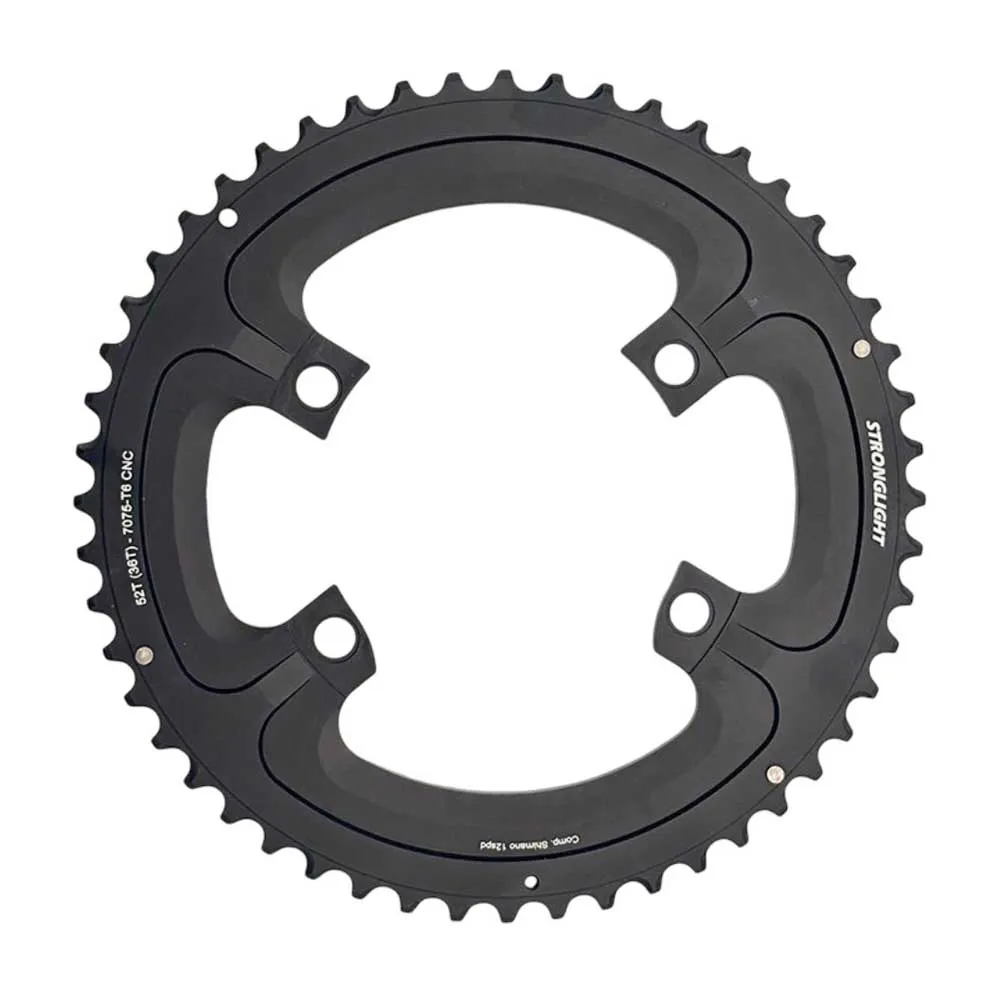 

Звездочка Stronglight Shimano Ultegra FC-8100 110 BCD 4B 2x12s 36 52t, серебряный