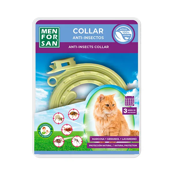

Кошачий ошейник Collar Anti Insectos Menforsan, 1 UD