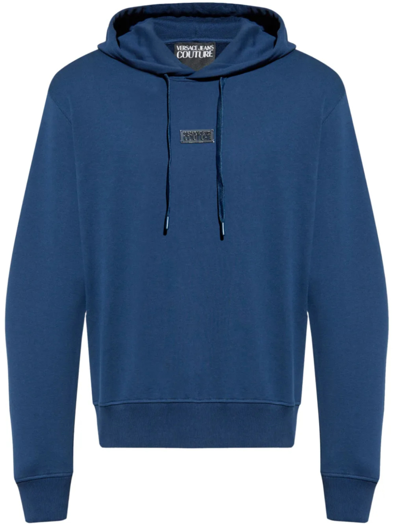 

Толстовка с капюшоном Versace Jeans Couture с логотипом, синий