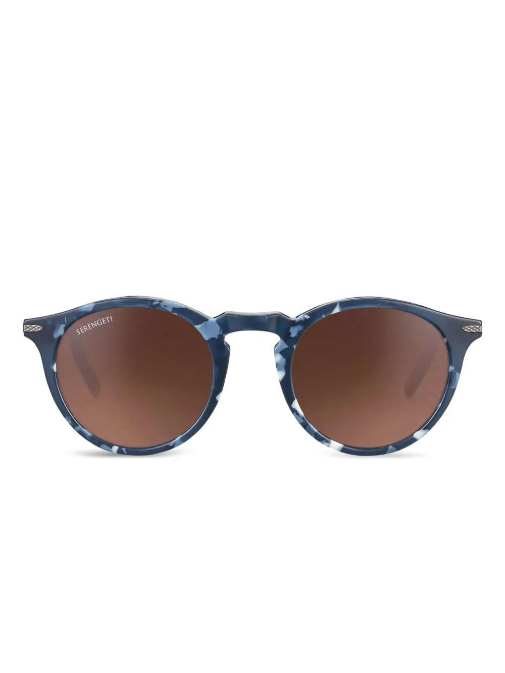 

Солнцезащитные очки Raffaele в круглой оправе Serengeti Eyewear, синий